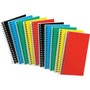 Ampad Sidebound Memo Notebooks - 50 Sheets - Wire Bound - 5" x 3" Sheet Size - White Paper - Assorted Pressboard Cover