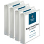 Business Source Round Ring View Binder - 1 1/2" Binder Capacity - Letter - 8 1/2" x 11" Sheet Size - 350 Sheet Capacity - Fastener(s): Round Ring - (BSN09955BD)