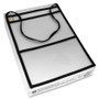 C-Line 2-Pocket Shop Ticket Holder w/Setrap, Black Stitching, 150-Sheet, 9 x 12, 15/Box