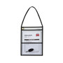 C-Line 2-Pocket Shop Ticket Holder w/Setrap, Black Stitching, 150-Sheet, 9 x 12, 15/Box