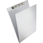Saunders Aluminum Clipboard with Writing Plate - 0.50" Clip Capacity - 8 1/2" x 12" Sheet Size - Spring Clip - Aluminum