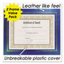 NuDell Leatherette Document Frame, 8.5 x 11, Blue, Pack of Two (NUD21201) View Product Image