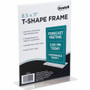 Golite nu-dell Freestanding T-shaped Sign Holder - 8.5" Width x 11" Height - Rectangular Shape - Double Sided - Self-standing - Photo, Signage, Notice