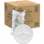 Dart Concorde 9" Nonlaminated Foam 3-Compartment Plates - 9" Diameter - Foam, Plastic Body - 125/Pack