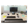 3M Gel Wrist Rest for Standing Desks, 30.13 x 3.25, Black