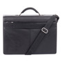 Swiss Mobility Milestone Briefcase, Fits Devices Up to 15.6", Leather, 5 x 5 x 12, Black (SWZ49545801SM) View Product Image