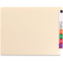 Smead Heavyweight Manila End Tab Expansion Folders, Straight Tabs, Letter Size, 1.5" Expansion, 50/Box
