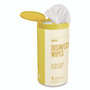 Perk Disinfecting Wipes, 7 x 8, Lemon, White, 75 Wipes/Canister