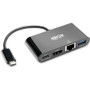 Tripp Lite by Eaton USB-C Multiport Adapter - for Tablet PC, Smartphone, Monitor, Desktop PC, Notebook - USB Type C - 7 x USB Ports - 2 x USB 3.0 - USB Type-C