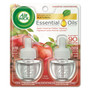 Air Wick Scented Oil Refill, Warming - Apple Cinnamon Medley, 0.67 oz, 2/Pack