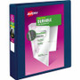 Avery Durable View 3 Ring Binder - 1 1/2" Binder Capacity - Letter - 8 1/2" x 11" Sheet Size - 375 Sheet Capacity - 375 Ring(s)