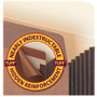 Smead Redrope TUFF Pocket Drop-Front File Pockets with Fully Lined Gussets, 7" Expansion, Letter Size, Redrope, 5/Box