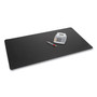 Artistic Rhinolin II Desk Pad with Antimicrobial Protection, 17 x 12, Black