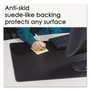 Artistic Rhinolin II Desk Pad with Antimicrobial Protection, 17 x 12, Black