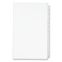 Avery Preprinted Legal Exhibit Side Tab Index Dividers, Avery Style, 25-Tab, 26 to 50, 14 x 8.5, White, 1 Set, (1431)