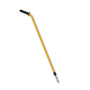 Rubbermaid Commercial HYGEN HYGEN 48-72" Quick-Connect Ergo Adjustable Handle, Black/Yellow