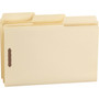 Smead SuperTab Reinforced Guide Height Fastener Folders, 11-pt Manila, 0.75" Expansion, 2 Fasteners, Legal Size, Manila, 50/Box