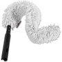 Rubbermaid Commercial Quick Connect Flexi Wand Duster - 1.1" Width x 28.4" Length - MicroFiber - (RCPQ852WHI)