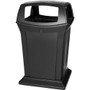 Rubbermaid Commercial 45G Ranger Container - Hinged Lid - 45 gal Capacity - Rectangular - Durable, Chemical Resistant - 41.5" Height x 24.9" Width x 24.9" Depth