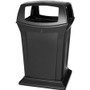 Rubbermaid Commercial 45G Ranger Container - Hinged Lid - 45 gal Capacity - Rectangular - Durable, Chemical Resistant - 41.5" Height x 24.9" Width x 24.9" Depth