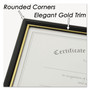 NuDell Economy Framed Achievement/Appreciation Awards, 11 x 8.5, Horiztontal Orientation, White with Black Border