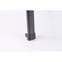 Lorell Low-Back Stack Chairs - Polypropylene Seat Material - Polypropylene Back Material - Low Back - Four-legged Base - Black