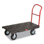 Rubbermaid Commercial Heavy-Duty Platform Truck Cart, 1,200 lb Capacity, 24 x 48 Platform, Black
