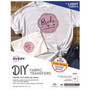 Avery Fabric Transfers, 8.5 x 11, White, 18/Pack