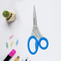 Westcott Scissors with Antimicrobial Protection, 8" Long, 3.5" Cut Length, Blue Straight Handle (ACM14643) View Product Image