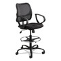 Safco Vue Series Mesh Extended-Height Chair, Supports Up to 250 lb, 23" to 33" Seat Height, Black Fabric (SAF3395BL) View Product Image