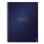 Rocketbook Core Smart Notebook, Dotted Rule (4 sq/in), Midnight Blue Cover, (16) 11 x 8.5 Sheets