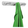 Safco Nail Head Wall Coat Rack, Three Hooks, Metal, 18w x 2.75d x 2h, Satin (SAF4201) View Product Image