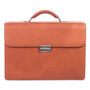 Swiss Mobility Milestone Briefcase, Fits Devices Up to 15.6", Leather, 5 x 5 x 12, Cognac (SWZ49545807SM) View Product Image