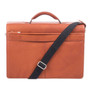 Swiss Mobility Milestone Briefcase, Fits Devices Up to 15.6", Leather, 5 x 5 x 12, Cognac (SWZ49545807SM) View Product Image