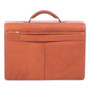 Swiss Mobility Milestone Briefcase, Fits Devices Up to 15.6", Leather, 5 x 5 x 12, Cognac (SWZ49545807SM) View Product Image