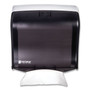 San Jamar Ultrafold Fusion C-Fold and Multifold Towel Dispenser, 11.5 x 5.5 x 11.5, Black (SJMT1755TBK) View Product Image