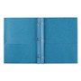 Avery Two-Pocket Folder, Prong Fastener, 0.5" Capacity, 11 x 8.5, Light Blue, 25/Box