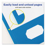Avery Two-Pocket Folder, Prong Fastener, 0.5" Capacity, 11 x 8.5, Light Blue, 25/Box