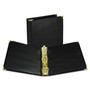 Samsill Classic Collection Ring Binder, 3 Rings, 2" Capacity, 11 x 8.5, Black