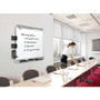Quartet Prestige 2 DuraMax Magnetic Porcelain, 96" x 48", White Surface, Silver Aluminum/Plastic Frame