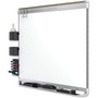 Quartet Prestige 2 DuraMax Magnetic Porcelain, 96" x 48", White Surface, Silver Aluminum/Plastic Frame