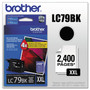 Brother LC79BK Innobella Super High-Yield Ink, 2,400 Page-Yield, Black (BRTLC79BK) View Product Image