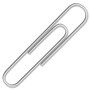 ACCO Recycled Paper Clips, #1, Smooth, Silver, 100 Clips/Box, 10 Boxes/Pack (ACC72365) View Product Image