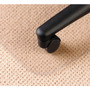 deflecto EconoMat Occasional Use Chair Mat, Low Pile Carpet, Flat, 36 x 48, Lipped, Clear (DEFCM11112) View Product Image