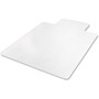 deflecto EconoMat Occasional Use Chair Mat, Low Pile Carpet, Flat, 36 x 48, Lipped, Clear (DEFCM11112) View Product Image