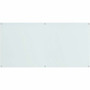 Lorell Premium Glass Dry-Erase Board - 96" (8 ft) Width x 48" (4 ft) Height - White Glass Surface - Rectangle