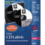 Avery Laser CD Labels, Matte White, 250/Pack