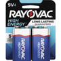 Rayovac High-Energy Alkaline 9-Volt Battery 4-Packs - For Multipurpose - 9V - 9 V DC - RAYA16044TKCT