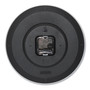 Universal Whisper Quiet Clock, 12" Overall Diameter, White Case, 1 AA (sold separately)