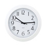 Universal Whisper Quiet Clock, 12" Overall Diameter, White Case, 1 AA (sold separately)